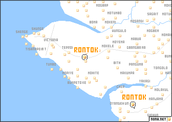 map of Rontok