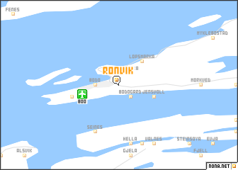 map of Rønvik