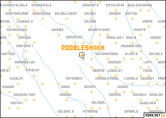 map of Rooble Shiikh