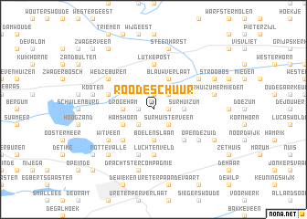 map of Roodeschuur