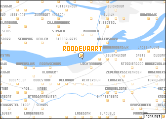 map of Roodevaart
