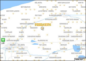 map of Roodkerk