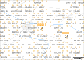 map of Rooie