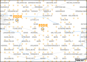 map of Rooie