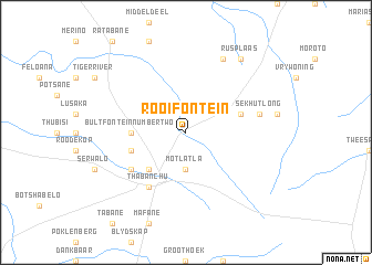 map of Rooifontein