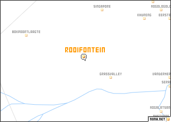 map of Rooifontein