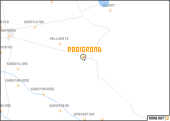 map of Rooigrond