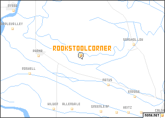 map of Rookstool Corner