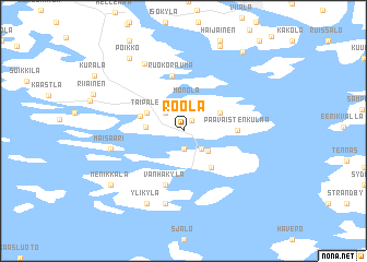 map of Röölä