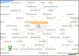 map of Roosendaal