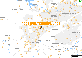 map of Roosevelt-Cairo Village