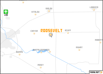 map of Roosevelt