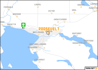 map of Roosevelt