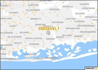 map of Roosevelt