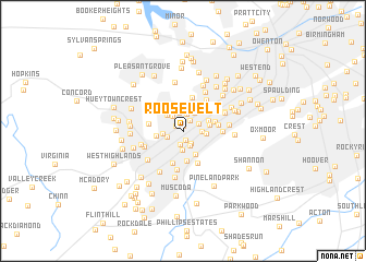 map of Roosevelt