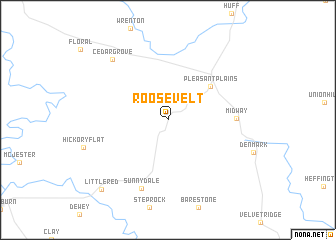 map of Roosevelt