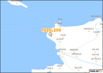 map of Rooslepa