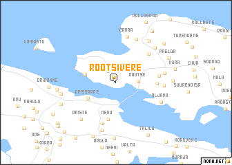 map of Rootsivere