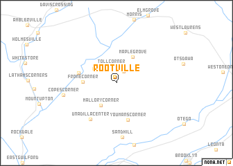 map of Rootville