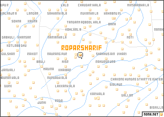 map of Ropar Sharīf