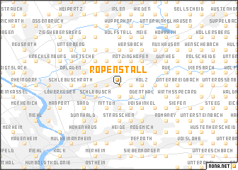 map of Ropenstall
