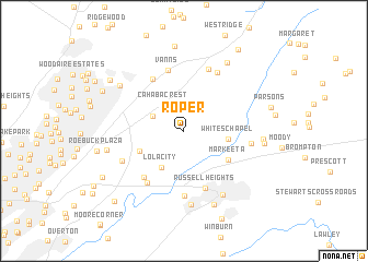 map of Roper