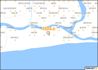 map of Ropoji