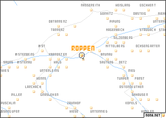 map of Roppen