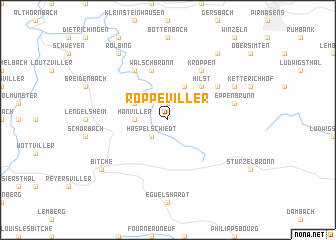 map of Roppeviller