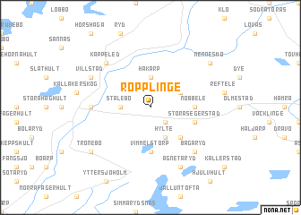 map of Röpplinge