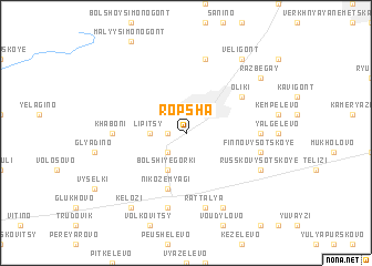 map of Ropsha