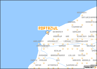 map of Roptazijl