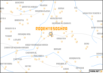 map of Roq‘eh-ye Şoghrá