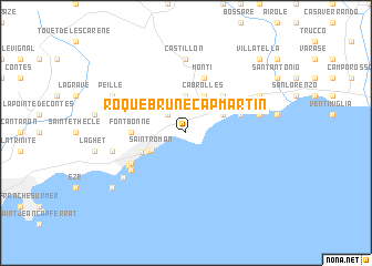 map of Roquebrune-Cap-Martin