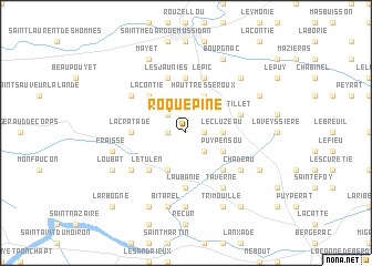 map of Roquepine