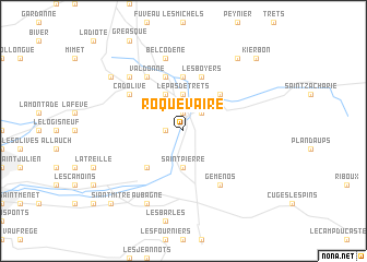map of Roquevaire