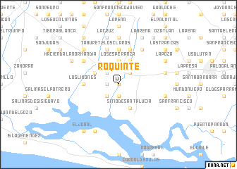 map of Roquinte