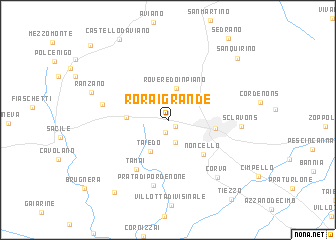 map of Rorai Grande