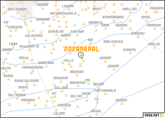 map of Rora Nepāl