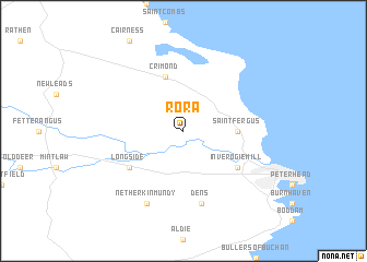 map of Rora