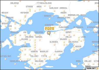 map of Röra