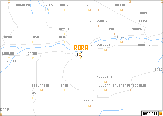 map of Rora