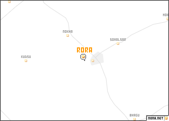 map of Rora