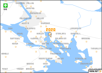 map of Røra