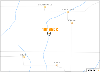 map of Rorbeck