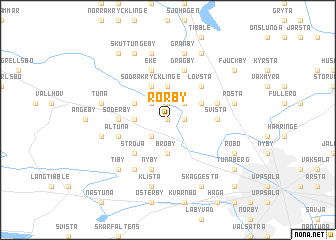 map of Rörby