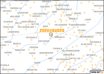 map of Rore ka Wāra