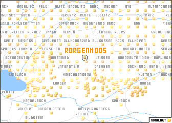 map of Rorgenmoos