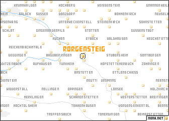 map of Rorgensteig