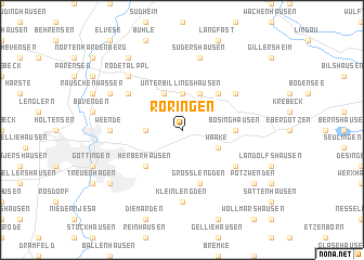 map of Roringen